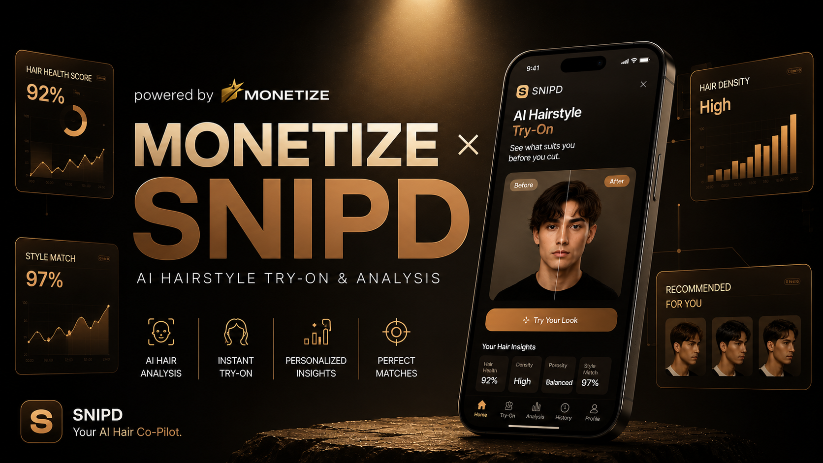 Snipd | Clipping | Hair Analysis App | $2000 Budget